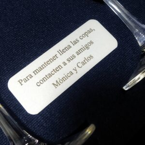 2 Copas de Vino en caja de Lujo para ocasiones realmente importantes