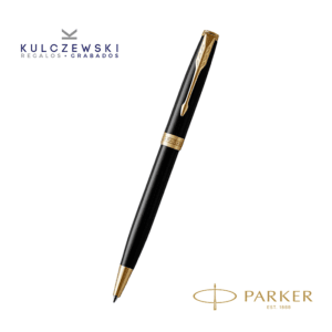 Parker Sonnet Negro con detalles en Oro 18K